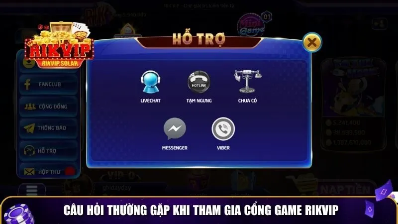rikvip solar trang chu cau hoi thuong gap khi tham gia cong game rik vip Câu hỏi thường gặp khi tham gia cổng game Rikvip