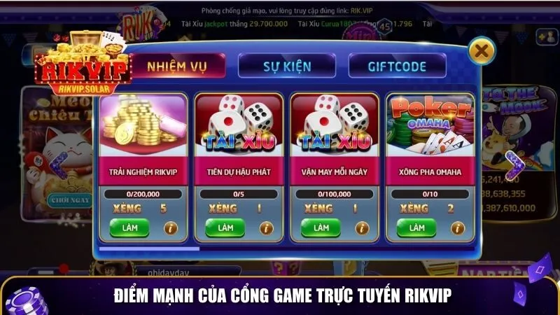 rikvip solar trang chu diem manh cua cong game truc tuyen rik vip Điểm mạnh của cổng game trực tuyến Rikvip