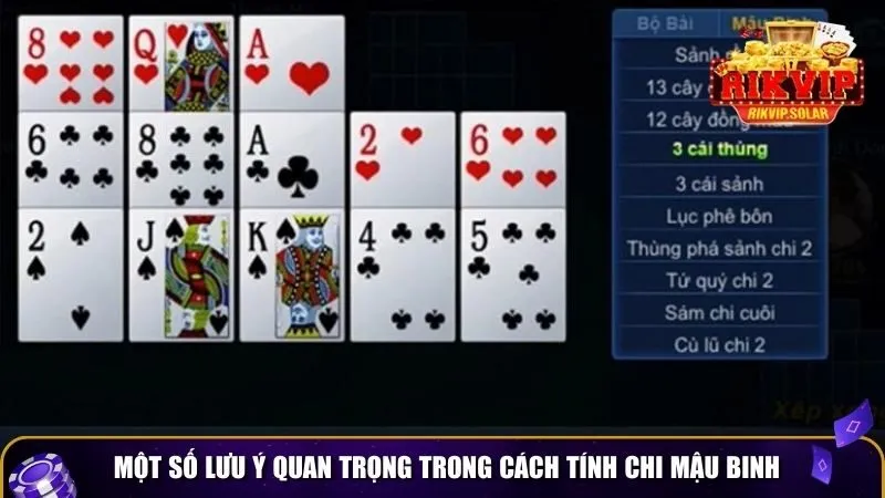cach tinh chi mau binh 4 Một số lưu ý quan trọng trong cách tính chi mậu binh