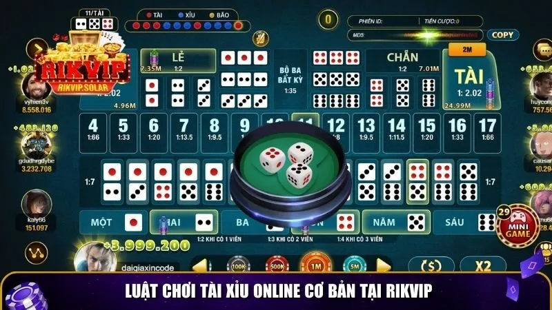 cong thuc tinh tai xiu online 1 Luật chơi tài xỉu online cơ bản tại Rikvip