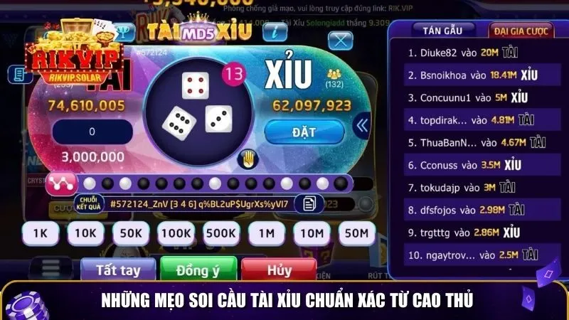 meo soi cau tai xiu 3 Những mẹo soi cầu tài xỉu chuẩn xác từ cao thủ