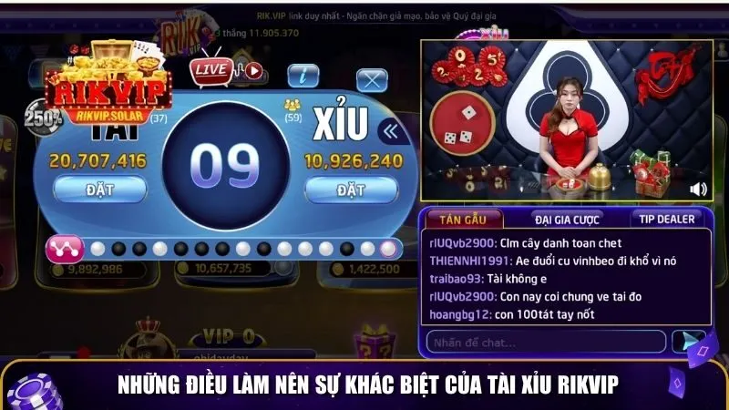 tai xiu rikvip 1 Những điều làm nên sự khác biệt của tài xỉu Rikvip