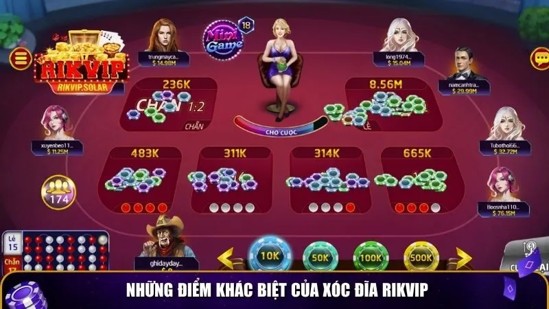 xoc dia rikvip 1 Những điểm khác biệt của xóc đĩa Rikvip